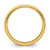 14k Yellow Gold 6mm Double Milgrain Comfort Fit Wedding Band Size 7