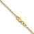 14K 16 inch 1.6mm Round Open Link Cable with Lobster Clasp Chain