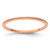 10K Rose Gold 1.2mm Milgrain Stackable Band Size 6.5
