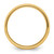 14k Yellow Gold 7mm Beveled Edge Comfort Fit Wedding Band Size 8