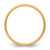 14k Yellow Gold 7mm Lightweight Comfort Fit Wedding Band Size 10.5