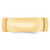 14k Yellow Gold 7mm Lightweight Comfort Fit Wedding Band Size 9