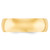 14k Yellow Gold 7mm Standard Weight Comfort Fit Wedding Band Size 12