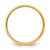 14k Yellow Gold 8mm Lightweight Comfort Fit Wedding Band Size 8.5
