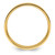 14k Yellow Gold 8mm Lightweight Flat Wedding Band Size 11