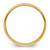 14k Yellow Gold 8mm Milgrain Half Round Wedding Band Size 7.5