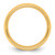 14k Yellow Gold 8mm Standard Weight Comfort Fit Wedding Band Size 12