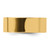 14k Yellow Gold 8mm Standard Weight Flat Comfort Fit Wedding Band Size 6.5