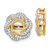 14k Yellow Gold Diamond Jacket Earrings - EJ-FF001FCE-8002