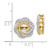 14k Yellow Gold Diamond Jacket Earrings - EJ-FF001FCE-8002