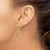 14K Yellow Gold Hoop Earrings - TL-9508890B-8446