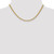 14K 16 inch 2.6mm Semi-Solid 3-Wire Wheat with Lobster Clasp Chain