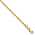 14k Yellow Gold with Rhodium 1.65mm Singapore Chain - PE-DFCEE30C-9922