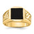 14k yellow men's onyx ring mounting