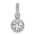 14kw .75 ct. ROUND Diamond Pendant Mounting