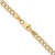 14K 16 inch 3.35mm Semi-Solid Curb with Lobster Clasp Chain