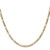 14K 16 inch 3.5mm Semi-Solid Figaro with Lobster Clasp Chain