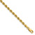 14K 16 inch 3.75mm Diamond-cut Rope with Lobster Clasp Chain