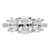 14kw 3-stone Oval Lab Grown VS/SI+ G+ Dia Complete Engagement Ring - RM-2A8A1988-7734