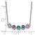 14KW 5 Family Birthstone Necklace Mounting
