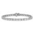 14kw 6 carat Lab Grown Diamond VS/SI+ G+ Princess Tennis Bracelet