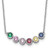 14KW 6 Family Birthstone Necklace Mounting
