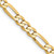 14K 16 inch 4.75mm Flat Figaro with Lobster Clasp Chain