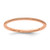 10K Rose Gold 1.2mm Twisted Wire Pattern Stackable Band Size 7.5