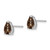 14kw 7x5 Pear Smoky Quartz Earrings