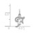 14KW Diamond-cut Letter F Initial Charm