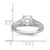 14kw Lab Grown Diamond VS/SI+ G+ Semi-Mount Engagement Ring