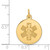 14k 16mm Round Non-enameled Medical Jewelry Pendant