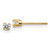 14ky .15ct. I2 K-L Diamond Stud Push-on Post Earrings