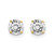 14ky .85ct. I2 K-L Diamond Stud Push-on Post Earrings