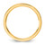 14KY 1mm Standard Flat Comfort Fit Band Size 5