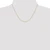 14K 18 inch .7mm Round Parisian Wheat with Lobster Clasp Chain
