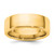 14KY 7mm European Comfort Fit Band Size 9