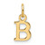 14ky Cutout Letter B Initial Pendant - XN-CB97E56A-8096