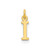 14ky Cutout Letter I Initial Pendant - XN-69179161-7295