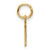 14ky Cutout Letter I Initial Pendant - XN-EF39319A-9644