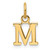 14ky Cutout Letter M Initial Pendant - XN-6E23A702-1750