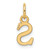 14ky Cutout Letter S Initial Pendant - XN-12718077-4391