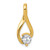 14ky Fancy 5.8mm Diamond Slide Mtg