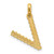 14ky Fancy Twist Letter V