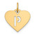14ky Initial Letter P Initial Charm