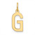 14ky Letter G Initial Pendant - XN-F7F2A0F0-5542