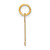 14ky Letter I Initial Pendant - XN-D594F5A0-1832