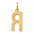 14ky Letter R Initial Pendant - XN-30A89F7B-7657