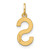 14ky Letter S Initial Pendant - XN-CE85282A-9806