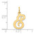 14KY Script Letter E Initial Charm - YC-D6E1CEFF-7342